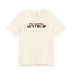 Pro America, Anti Trump — Patriotic Statement T-Shirt | 12 Colors