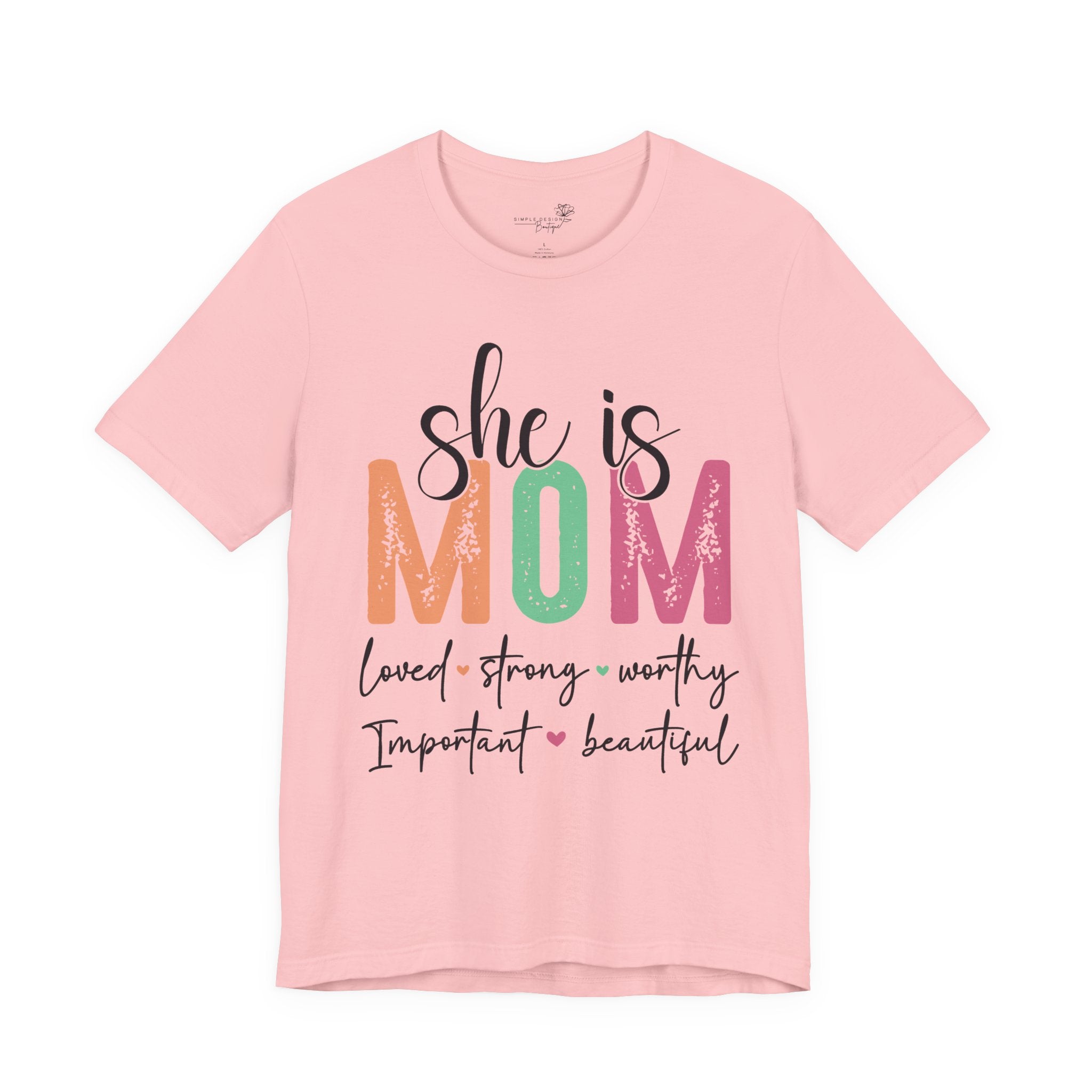 She Is Mom — Women's Mother's Day Graphic Tee