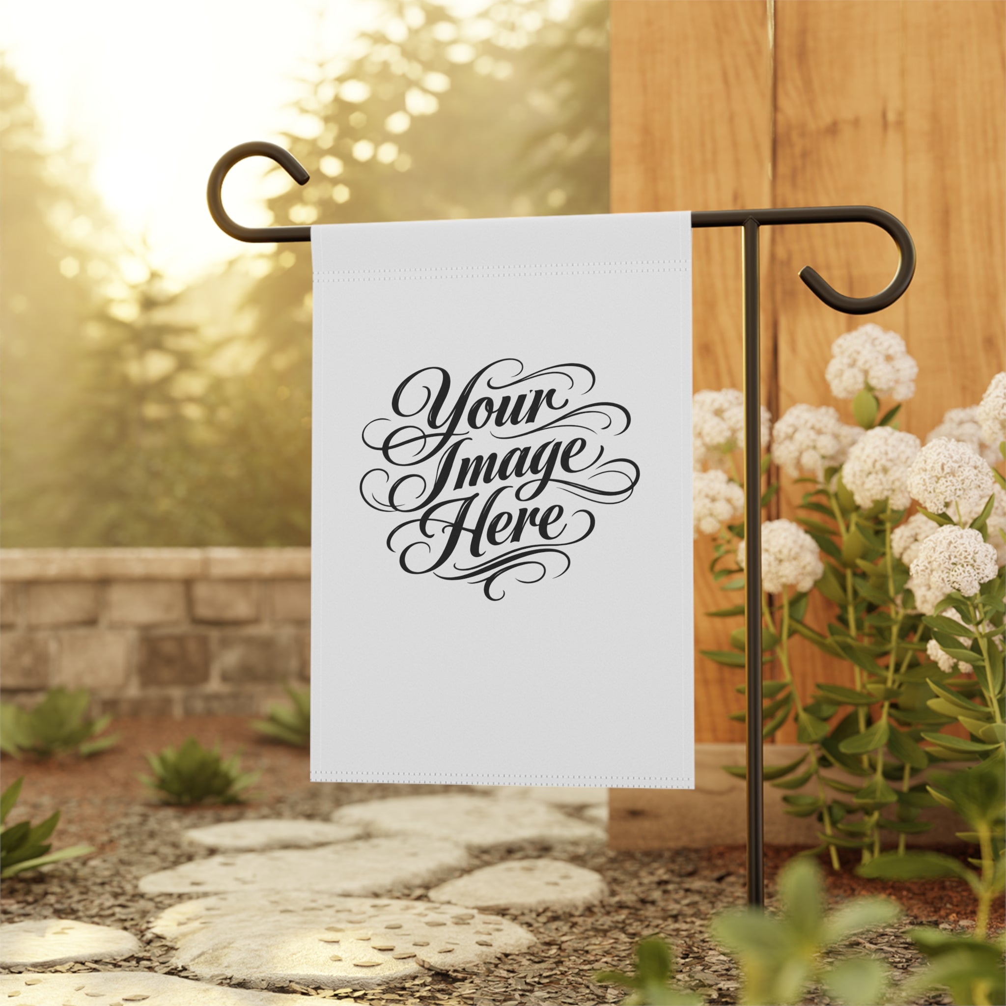 Personalized Photo Garden Flag — Custom Picture Outdoor Flag