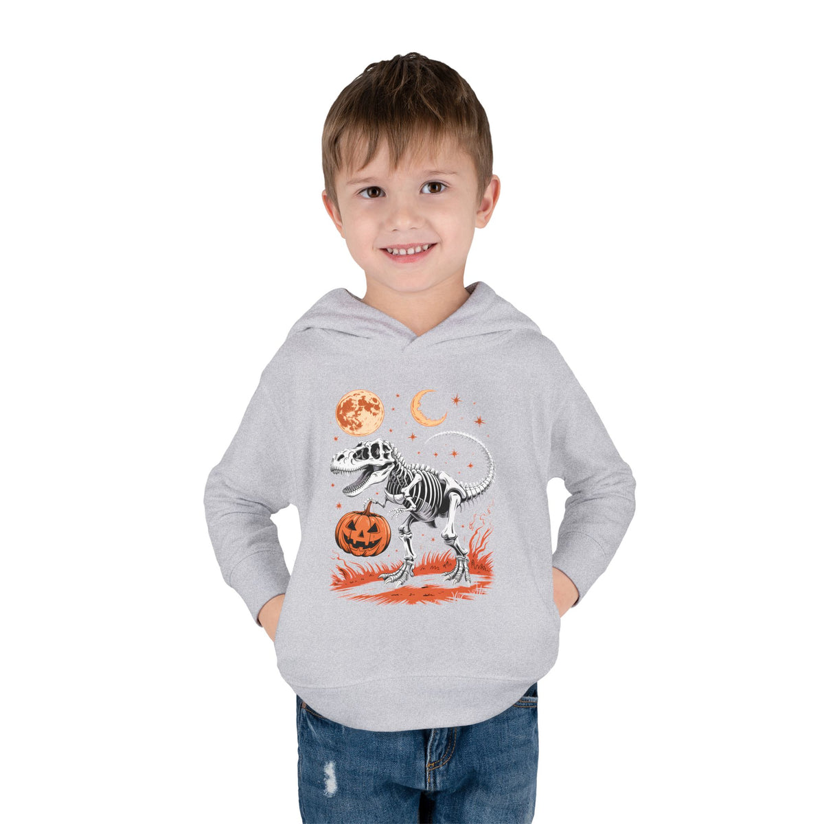 Toddler Halloween Dinosaur Pullover Hoodie