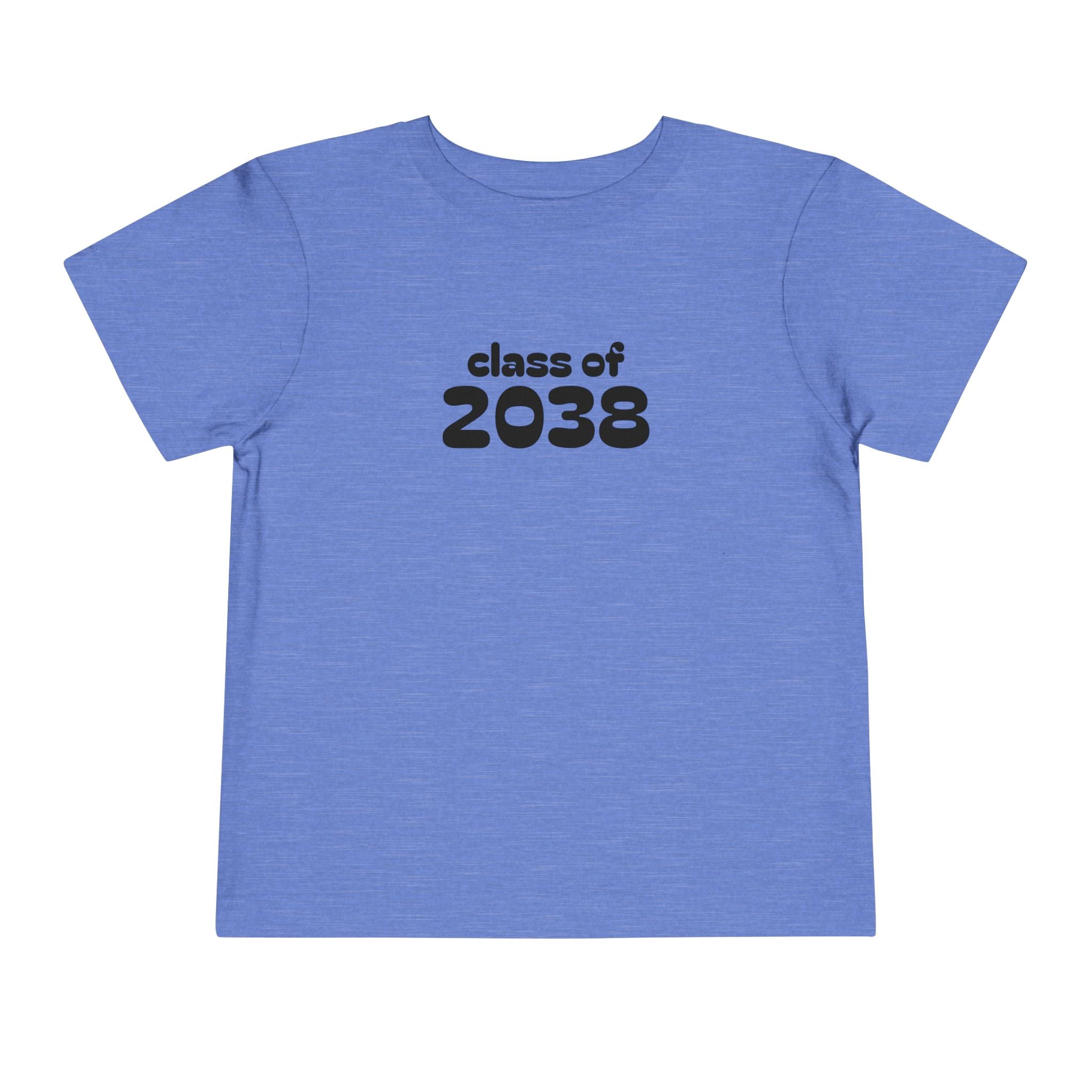 Toddler Tee - "Class of 2038" Front & "Already Awesome" Back Preschool Graduation Shirt