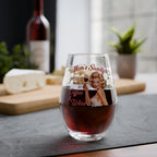 Stemless Wine Glass — “Mom’s Sanity is Brought to You by Coffee & Wine”