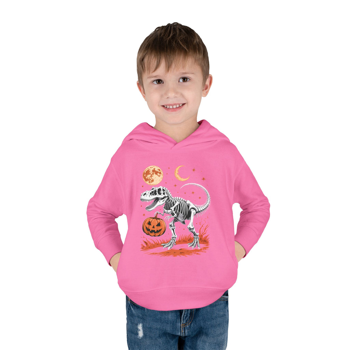 Toddler Halloween Dinosaur Pullover Hoodie