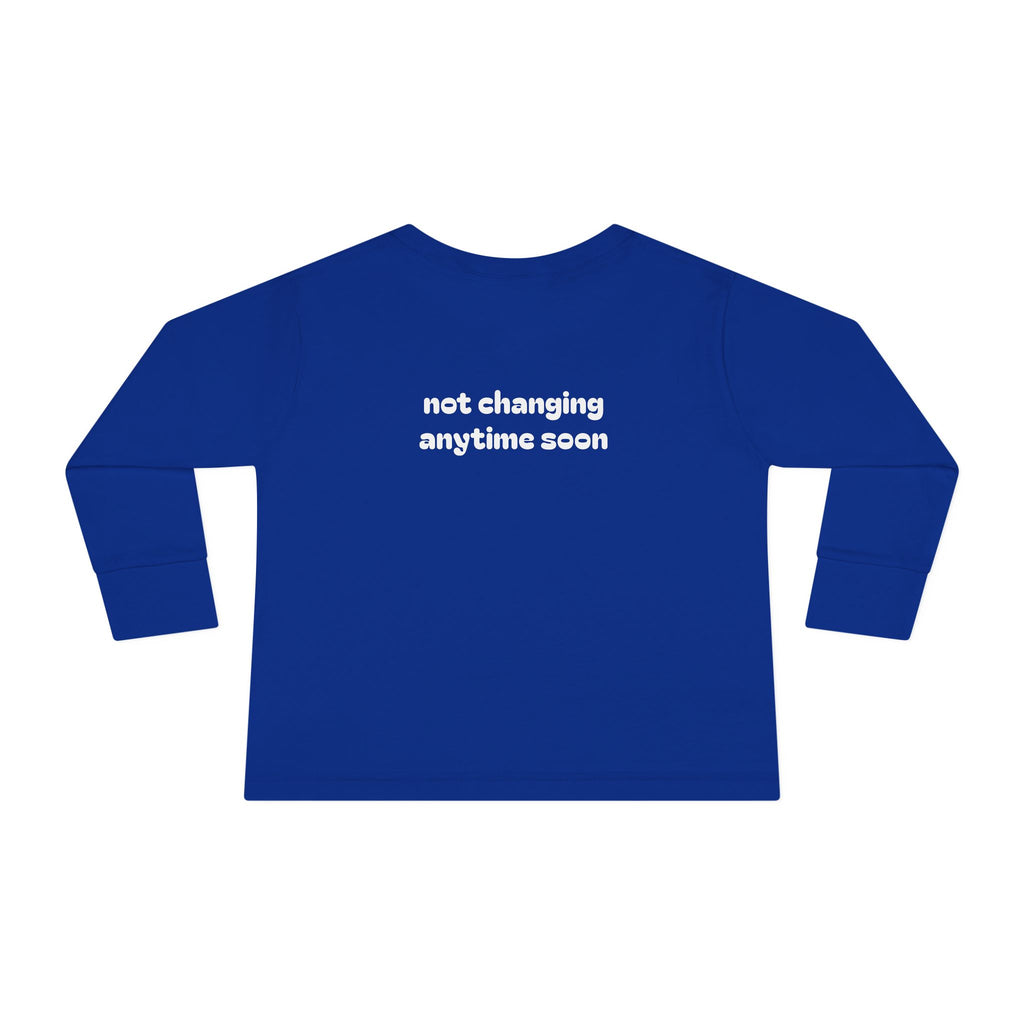 Sassy Since Birth — Not Changing Anytime Soon | Front & Back Toddler Tee