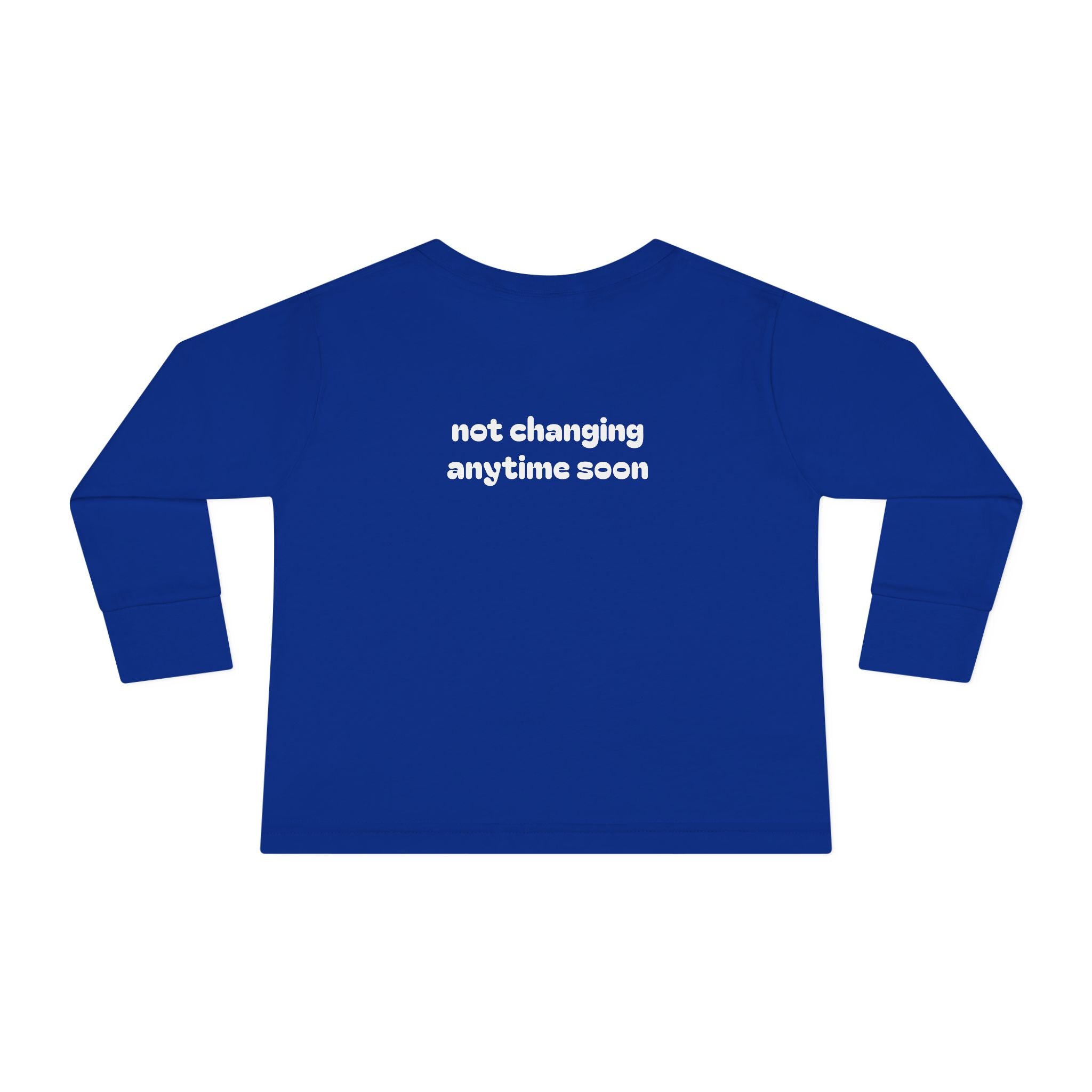 Sassy Since Birth — Not Changing Anytime Soon | Front & Back Toddler Tee