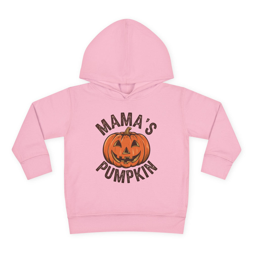 Toddler Hoodie — "Mama's Pumpkin" Halloween Jack-o'-Lantern Pullover