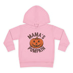 Toddler Hoodie — "Mama's Pumpkin" Halloween Jack-o'-Lantern Pullover