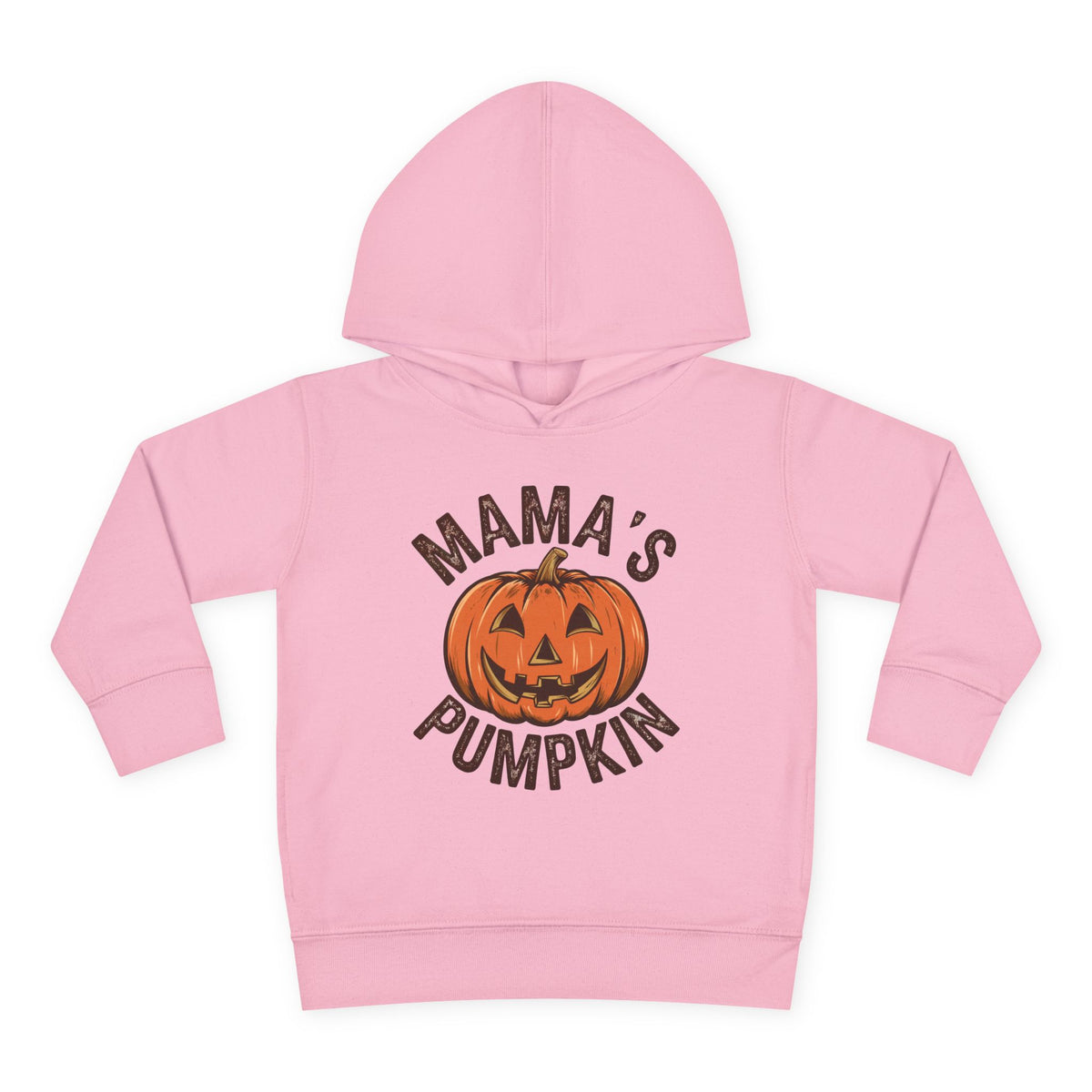 Toddler Hoodie — "Mama's Pumpkin" Halloween Jack-o'-Lantern Pullover