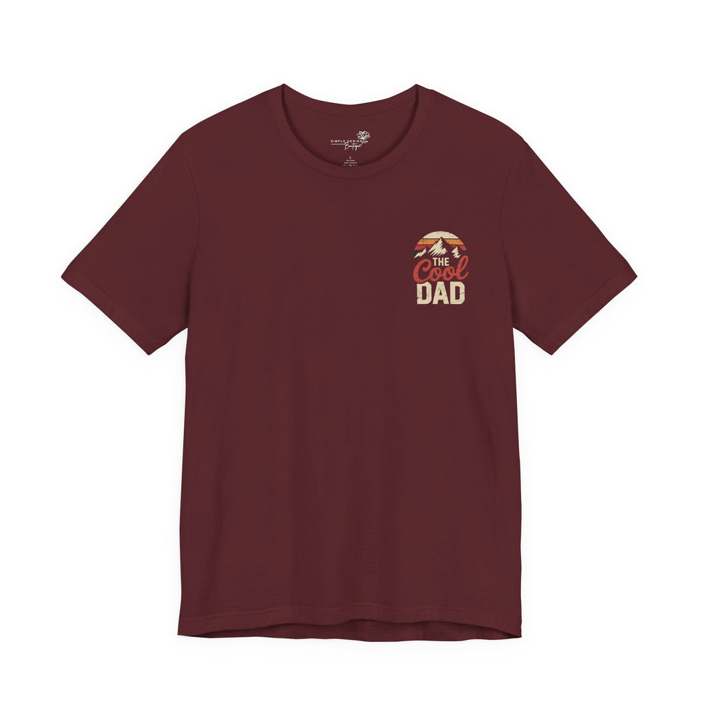 The Cool Dad — Left Chest Print T-Shirt