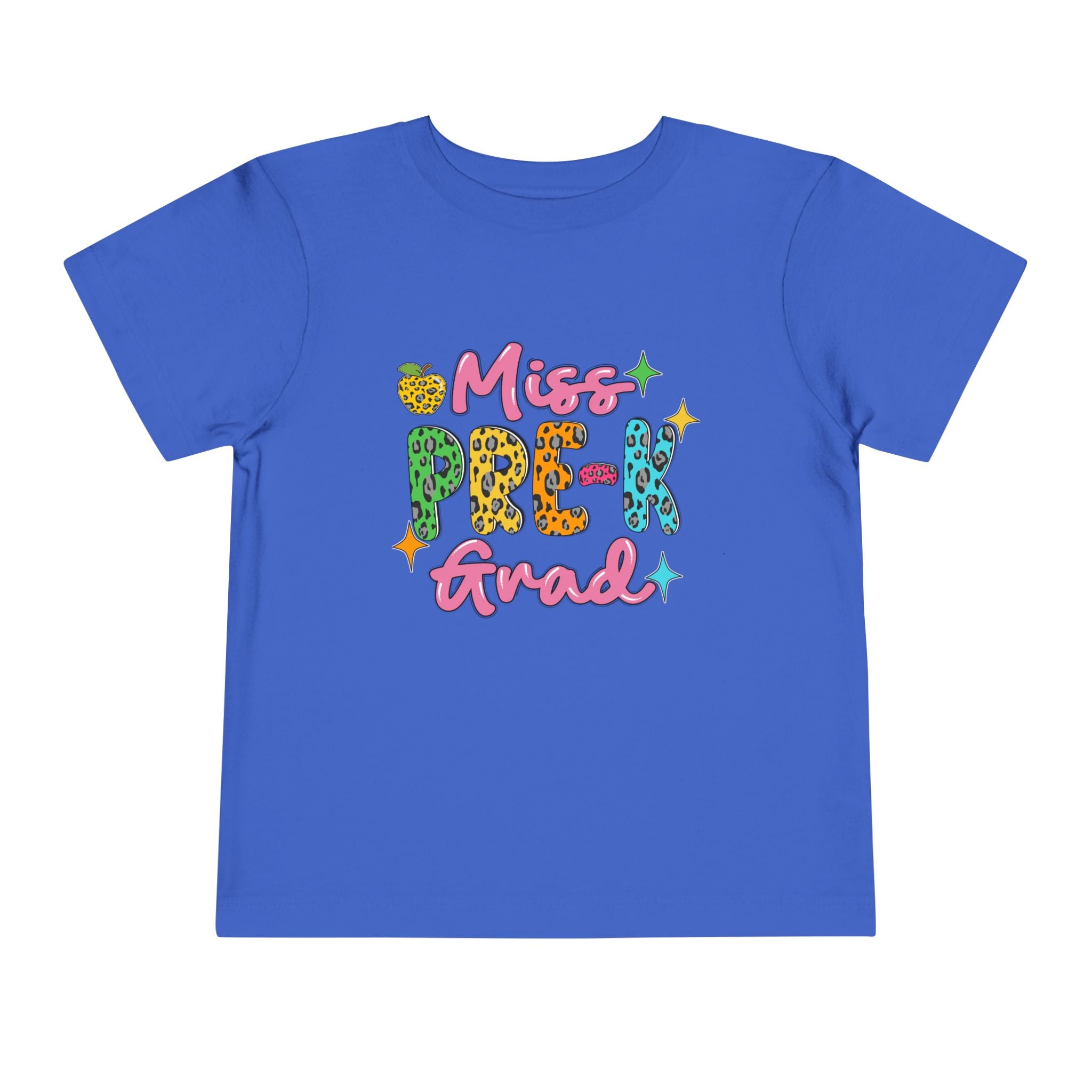 Miss Pre-K Grad — Personalized Name FRONT, Nailed It BACK Toddler T-Shirt