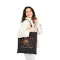 Canvas Tote Bag — "Just a Few Things" Cozy Autumn Market Shopper
