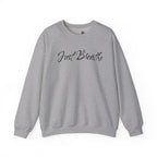 Just Breathe FRONT & BACK Graphic - Cozy Pullover Sweatshirt