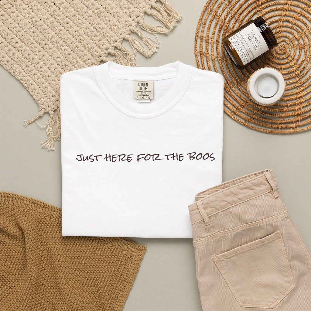 I Am Just Here For The Boos Comfort Colors Unisex  T-shirt