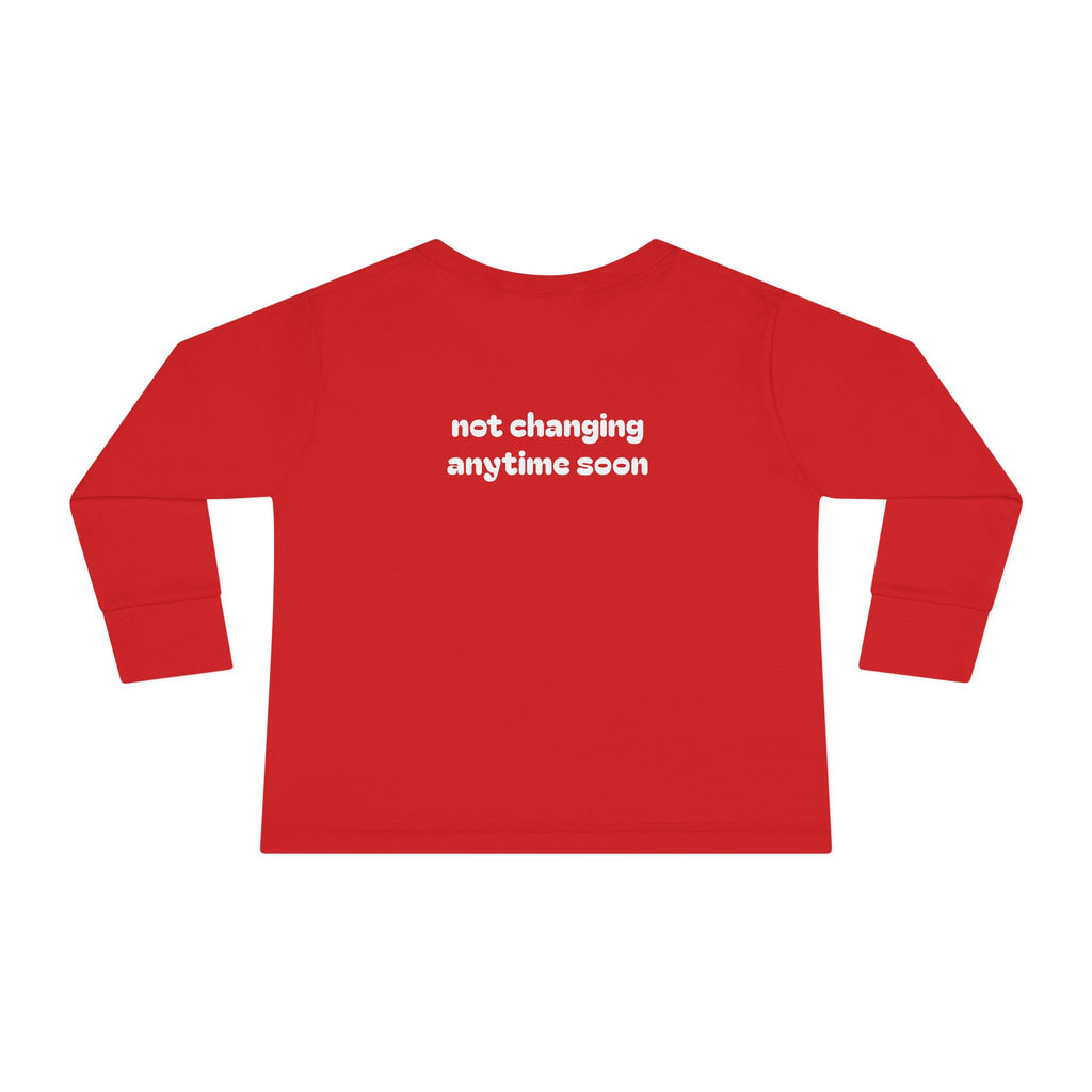 Sassy Since Birth — Not Changing Anytime Soon | Front & Back Toddler Tee