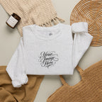 EMBROIDERED Custom Image (Light Colors/Shades) Pullover Sweatshirts