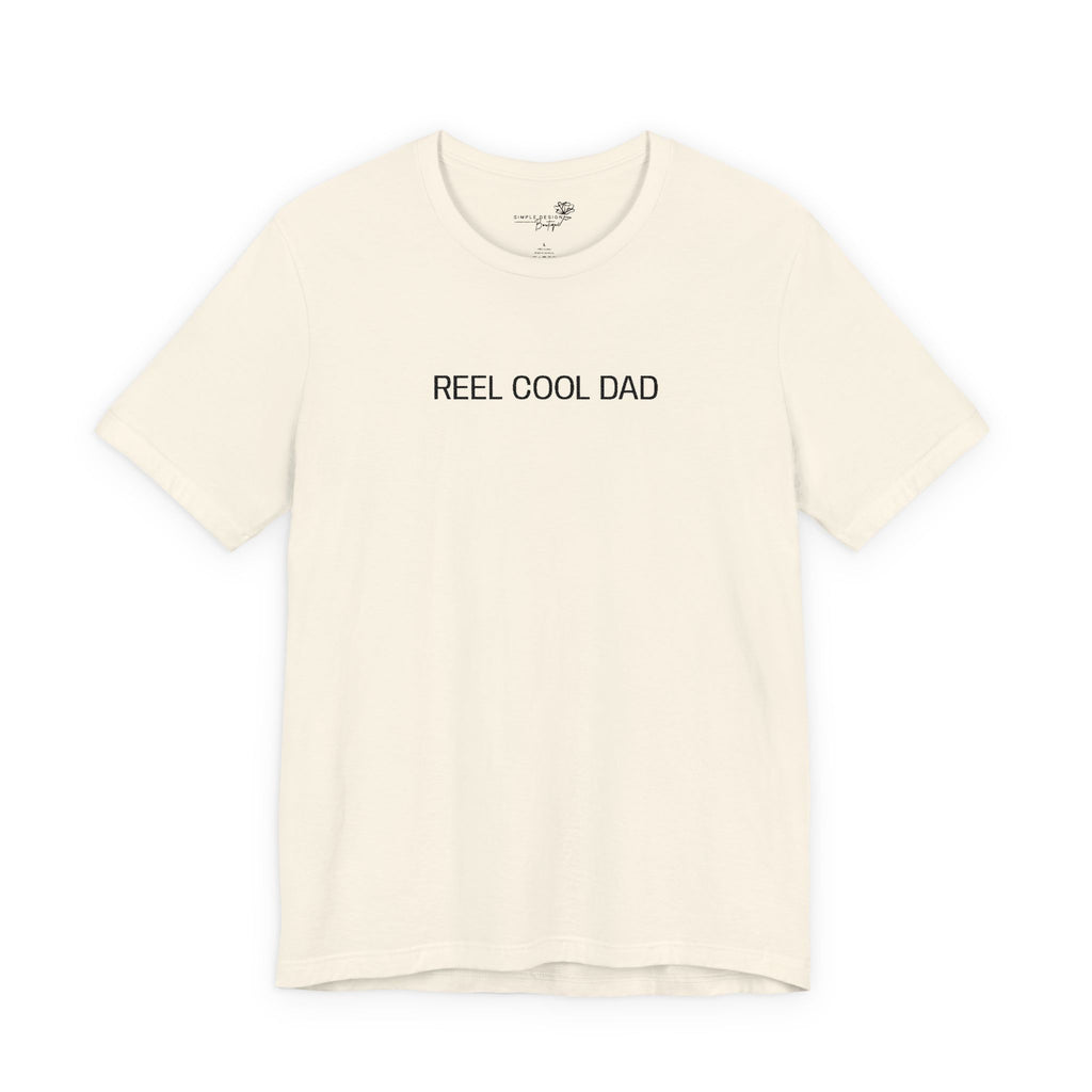 Reel Cool Dad — Embroidered T-Shirt