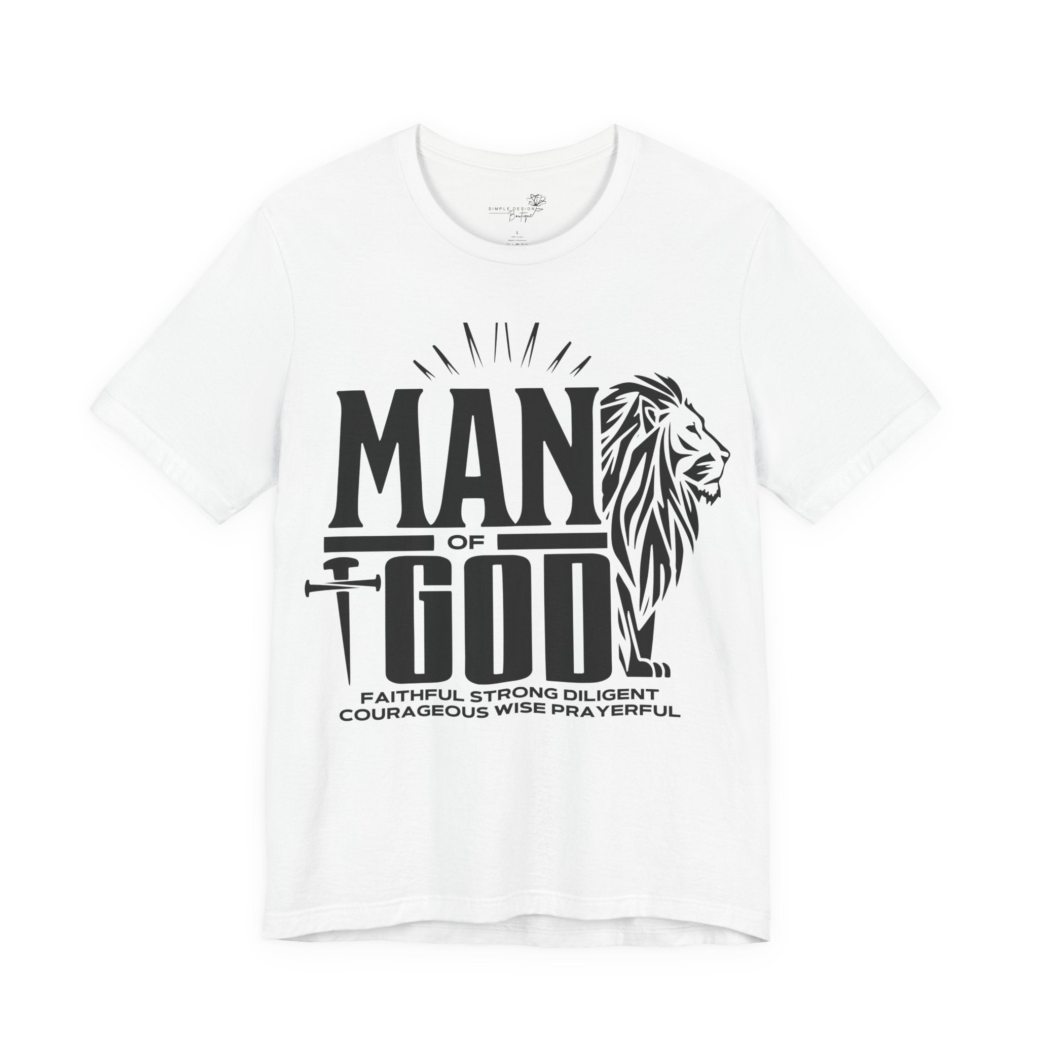 Man of God T-Shirt — Faith-Inspired Tee for Him