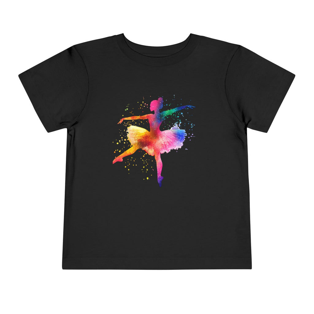 Little Ballerina — Girls Watercolor Toddler T-Shirt