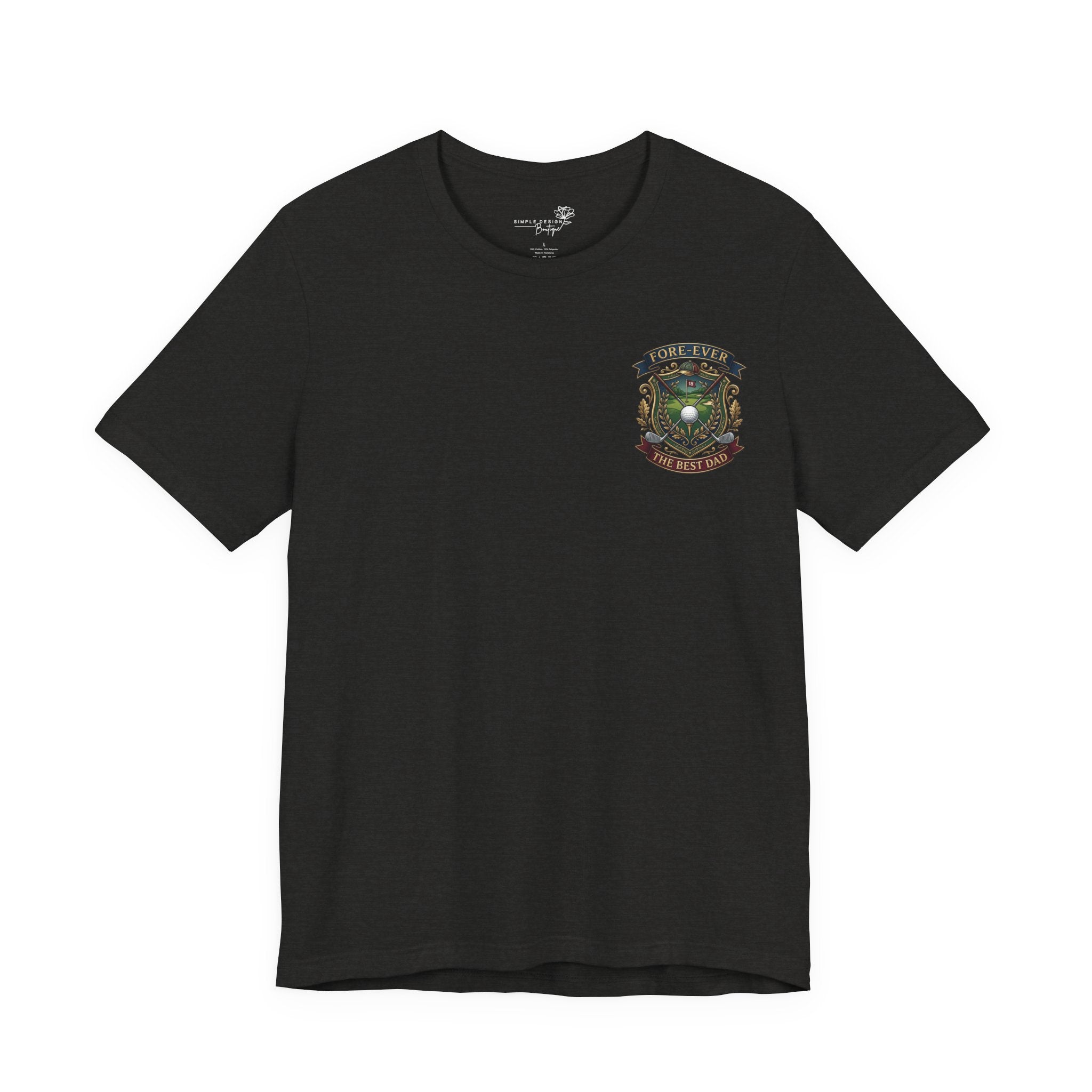Fore-Ever the Best Dad — Golf Crest T-Shirt