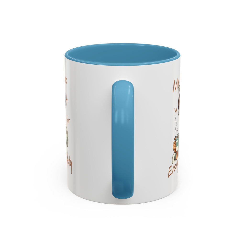 Coffee Mug — "My Alone Time Is for Everyone's Safety" Retro Woman Accent Mug