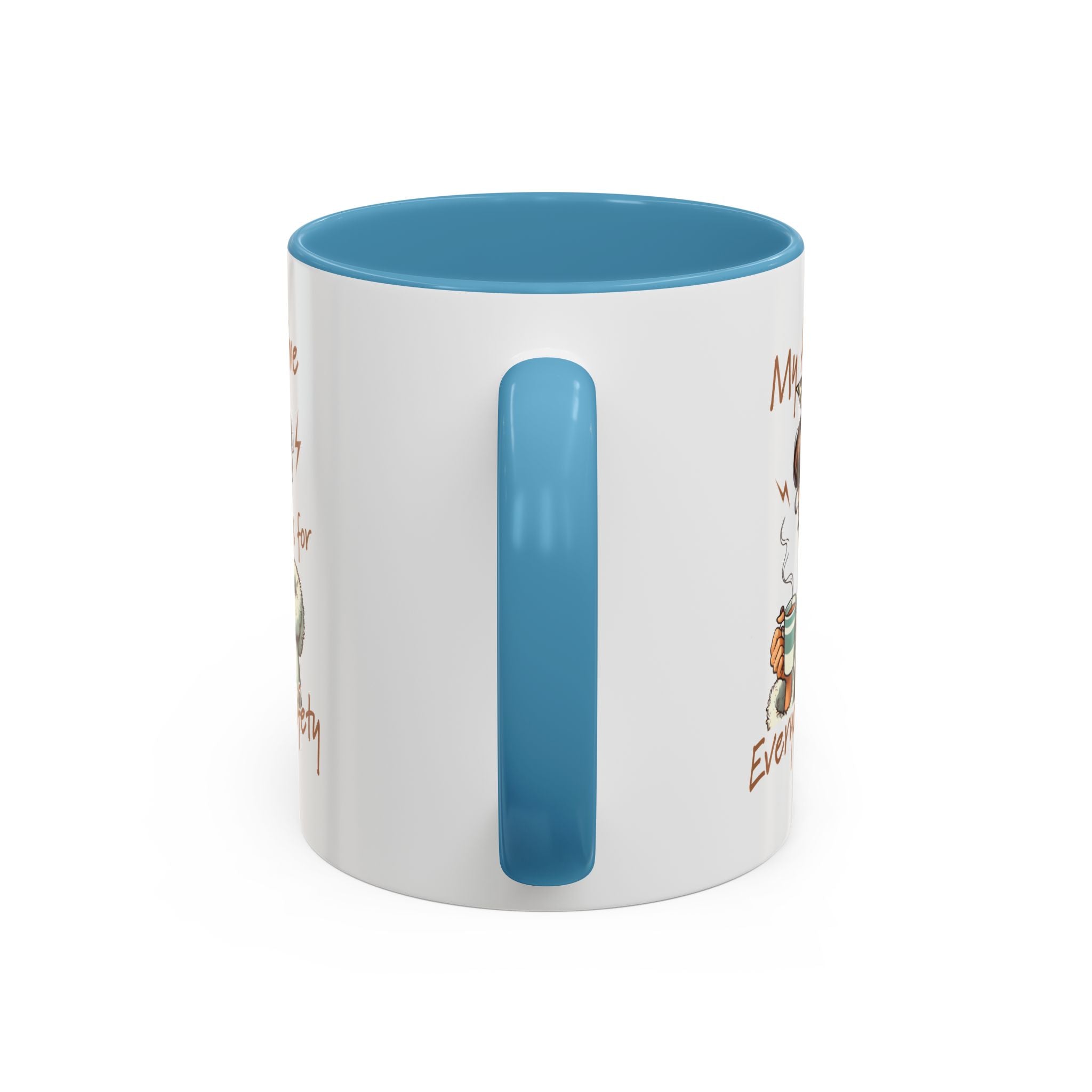 Coffee Mug — "My Alone Time Is for Everyone's Safety" Retro Woman Accent Mug