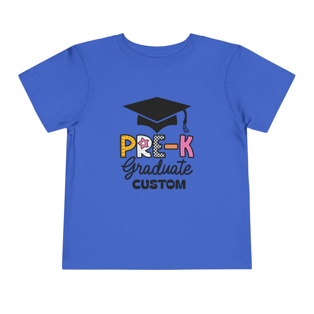 Girls Pre-K Grad 2026 Toddler Tee – Customizable Graduation Shirt