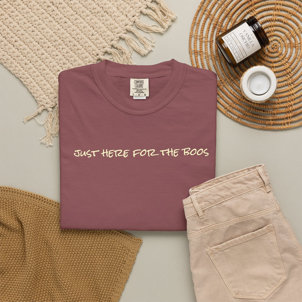 I Am Just Here For The Boos Comfort Colors Unisex  T-shirt