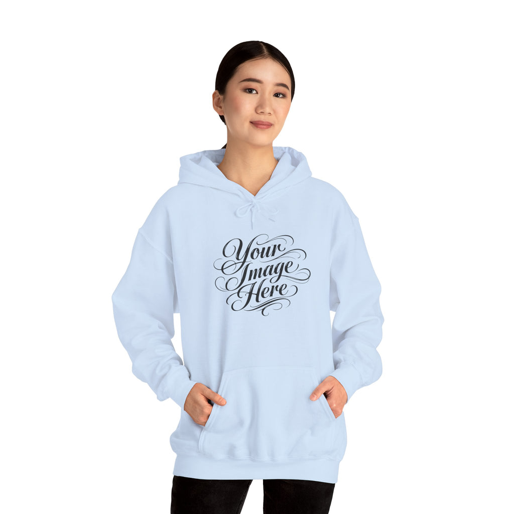 Women's Hoodie — Custom Image & Optional Text