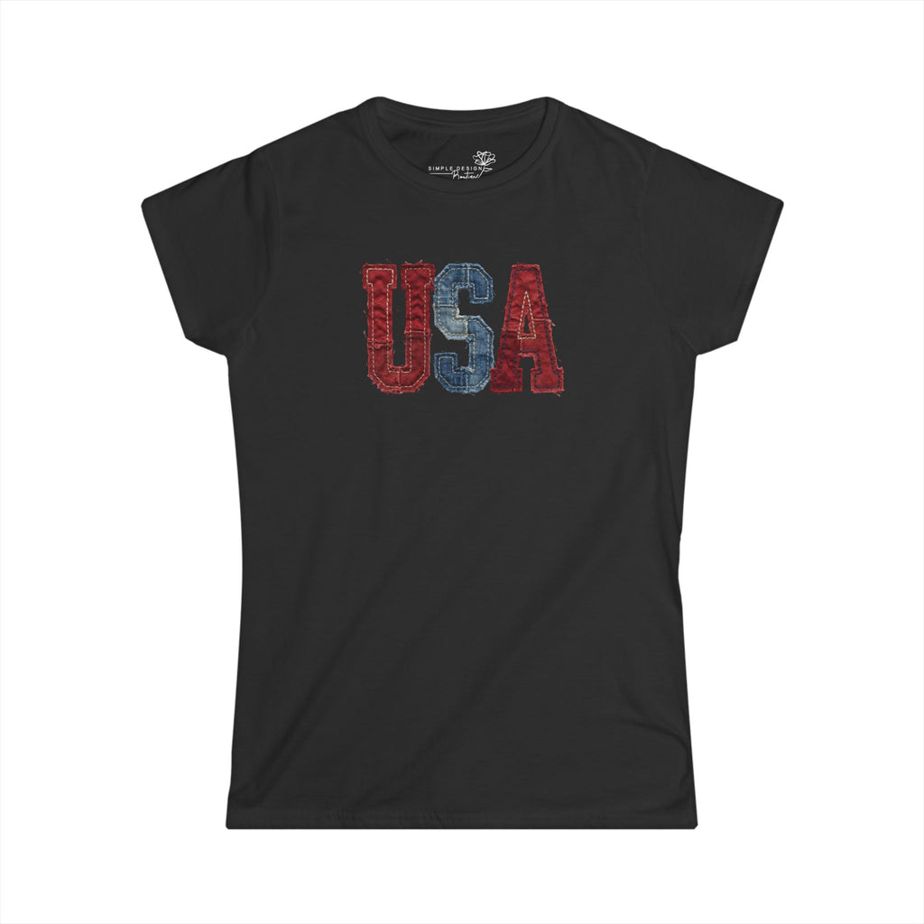 USA Vintage Graphic Tee — Patriotic Women’s T-Shirt | S–2XL
