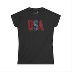 USA Vintage Graphic Tee — Patriotic Women’s T-Shirt | S–2XL