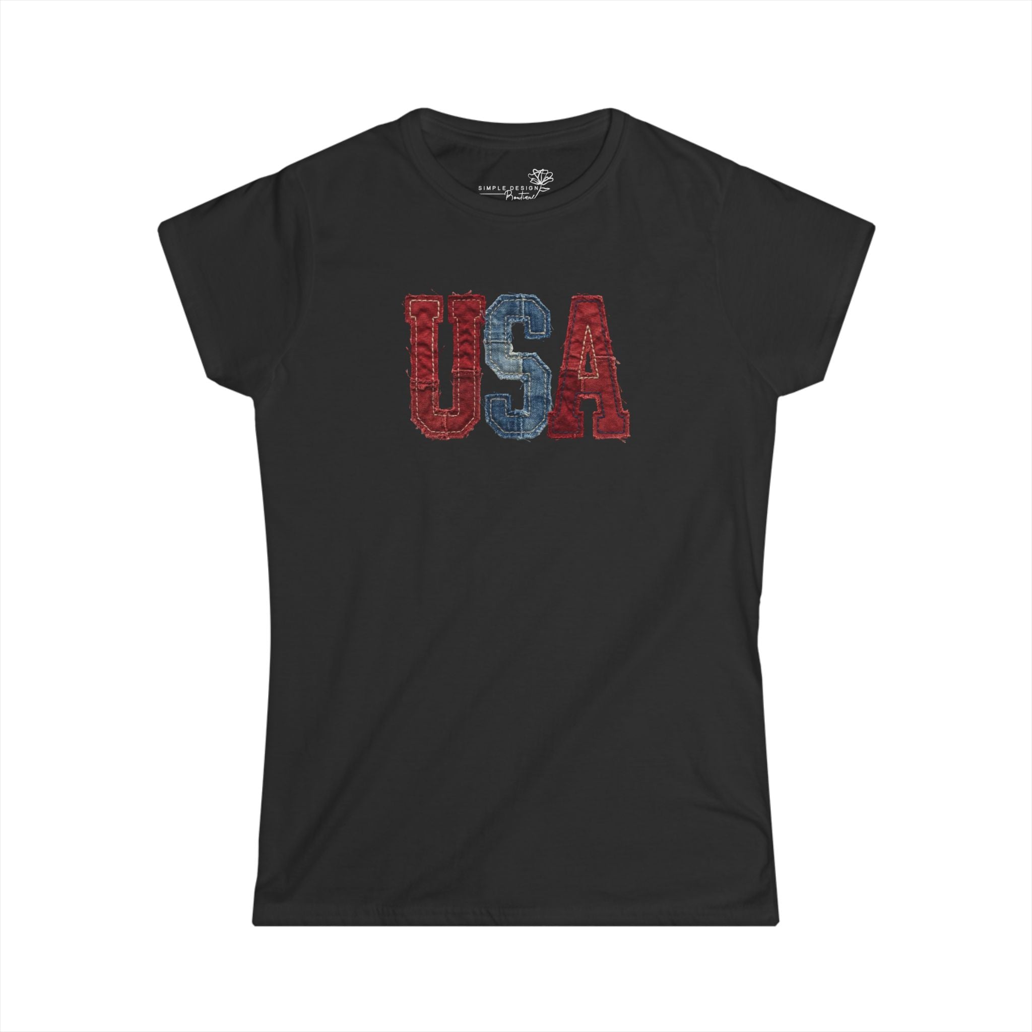 USA Vintage Graphic Tee — Patriotic Women’s T-Shirt | S–2XL