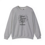 Custom Crewneck Sweatshirt — Custom Image & Optional Text