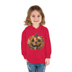 Toddler Halloween Pumpkin Hoodie — Patchwork Jack-O'-Lantern Pullover