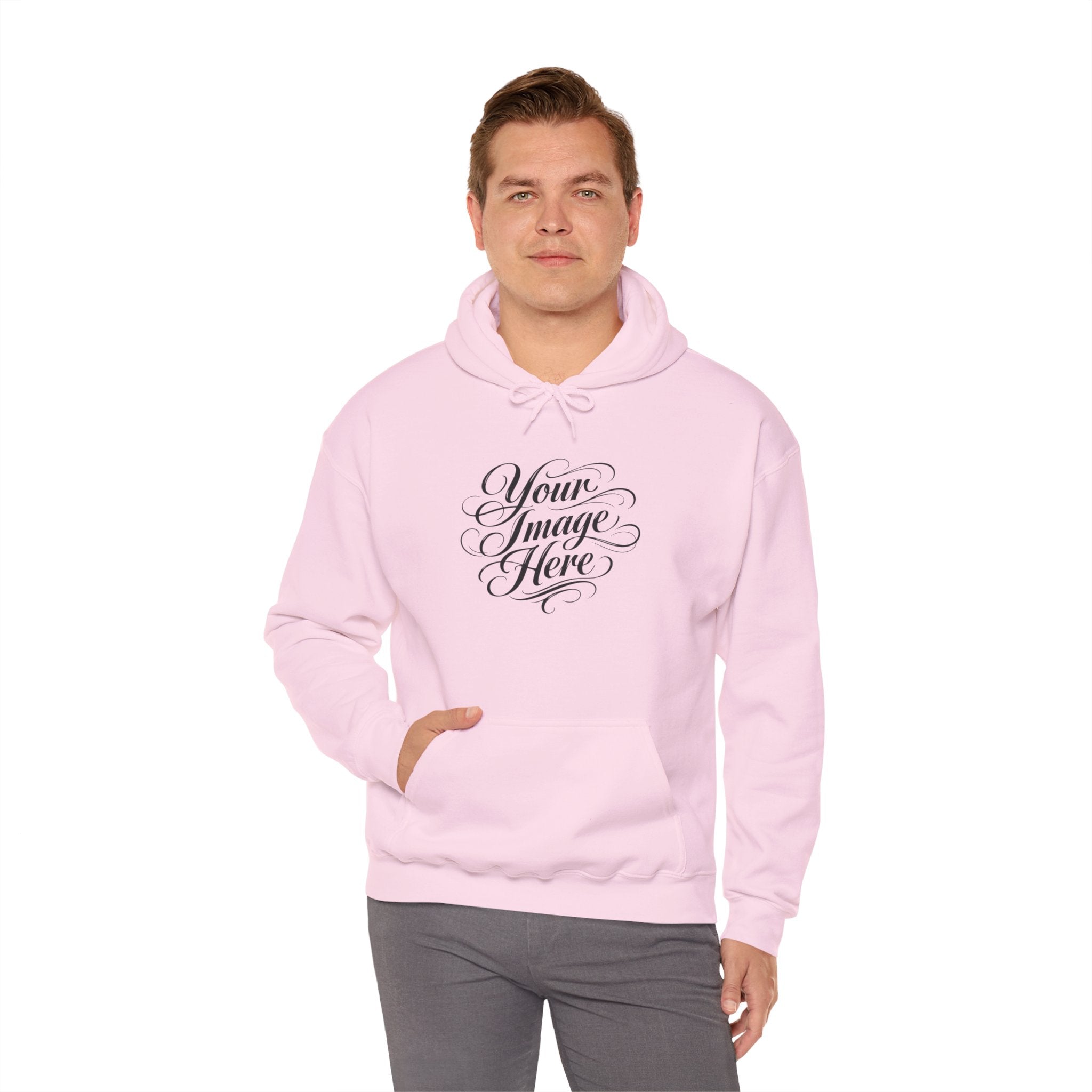 Unisex Hoodie — Custom Image & Optional Text