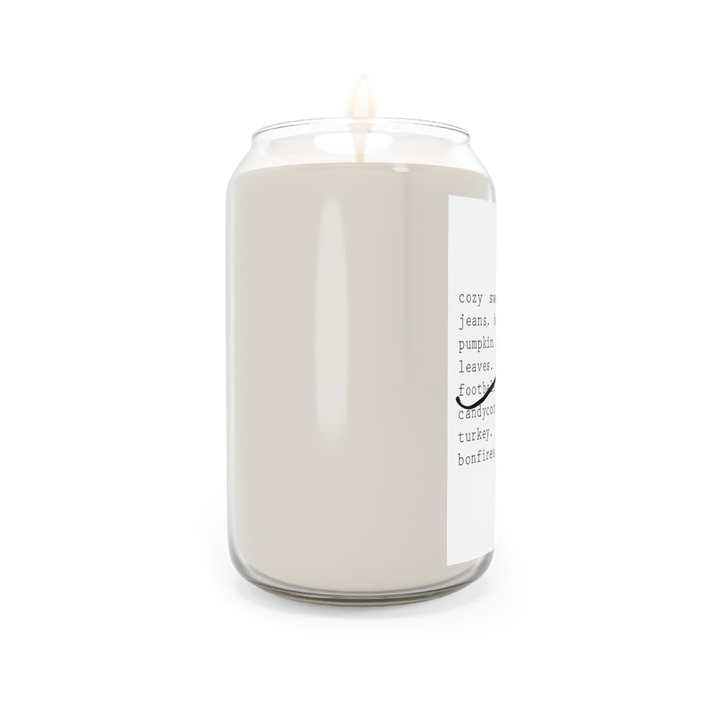 Fall Soy Candle 13.75oz — Cozy Autumn Scented Candle