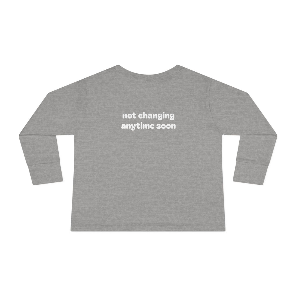 Sassy Since Birth — Not Changing Anytime Soon | Front & Back Toddler Tee