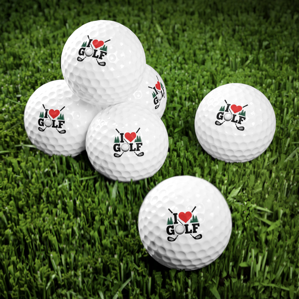 Personalized Golf Balls — Upload Your Photo or Keep Design | 6-Pack
