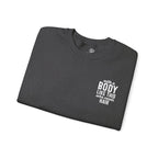 "With a Body Like This Who Needs Hair" Sweatshirt - Print