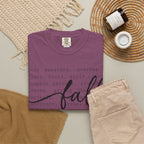 Fall Comfort Colors Graphic T-Shirt — Casual Script Autumn Tee