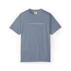 EMBROIDERED Custom Text Comfort Colors Unisex (Dark Colors/Shades) T-Shirt