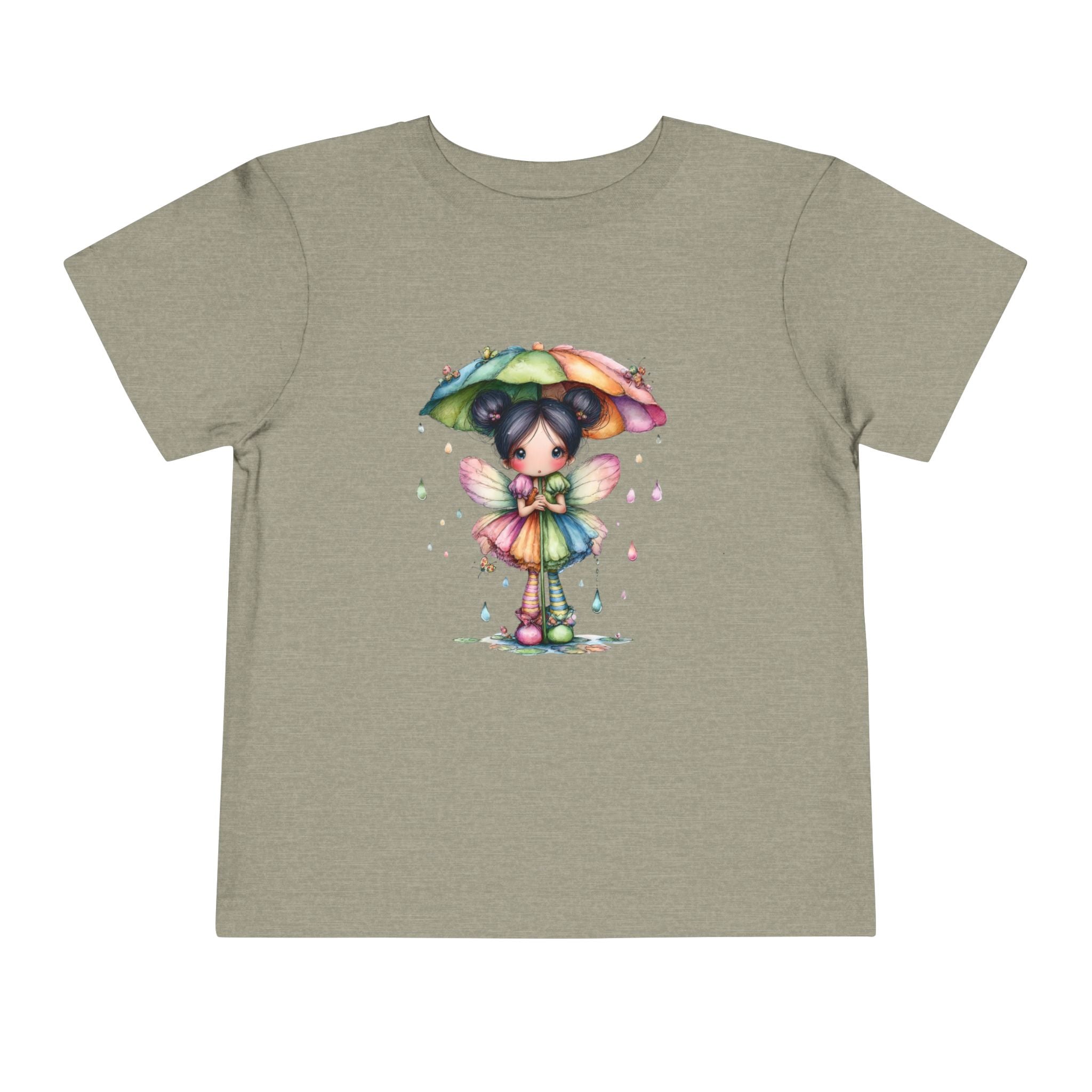 Rainbow Fairy Toddler Tee — Magical Butterfly Fairy Graphic Kids Shirt | 2T–5T