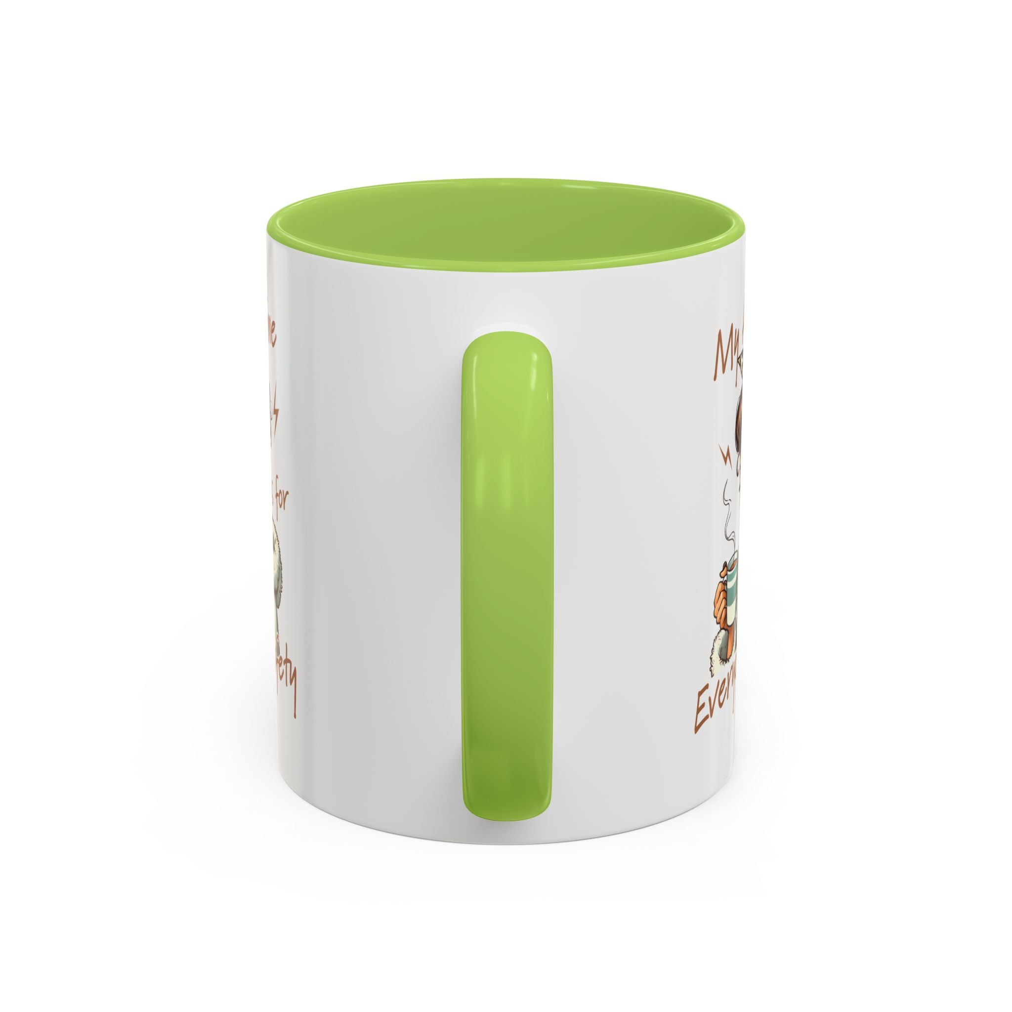 Coffee Mug — "My Alone Time Is for Everyone's Safety" Retro Woman Accent Mug