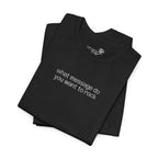 Personalized Embroidered T-Shirt — Your Words, Your Vibe