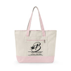 Personalized Zipper Canvas Tote