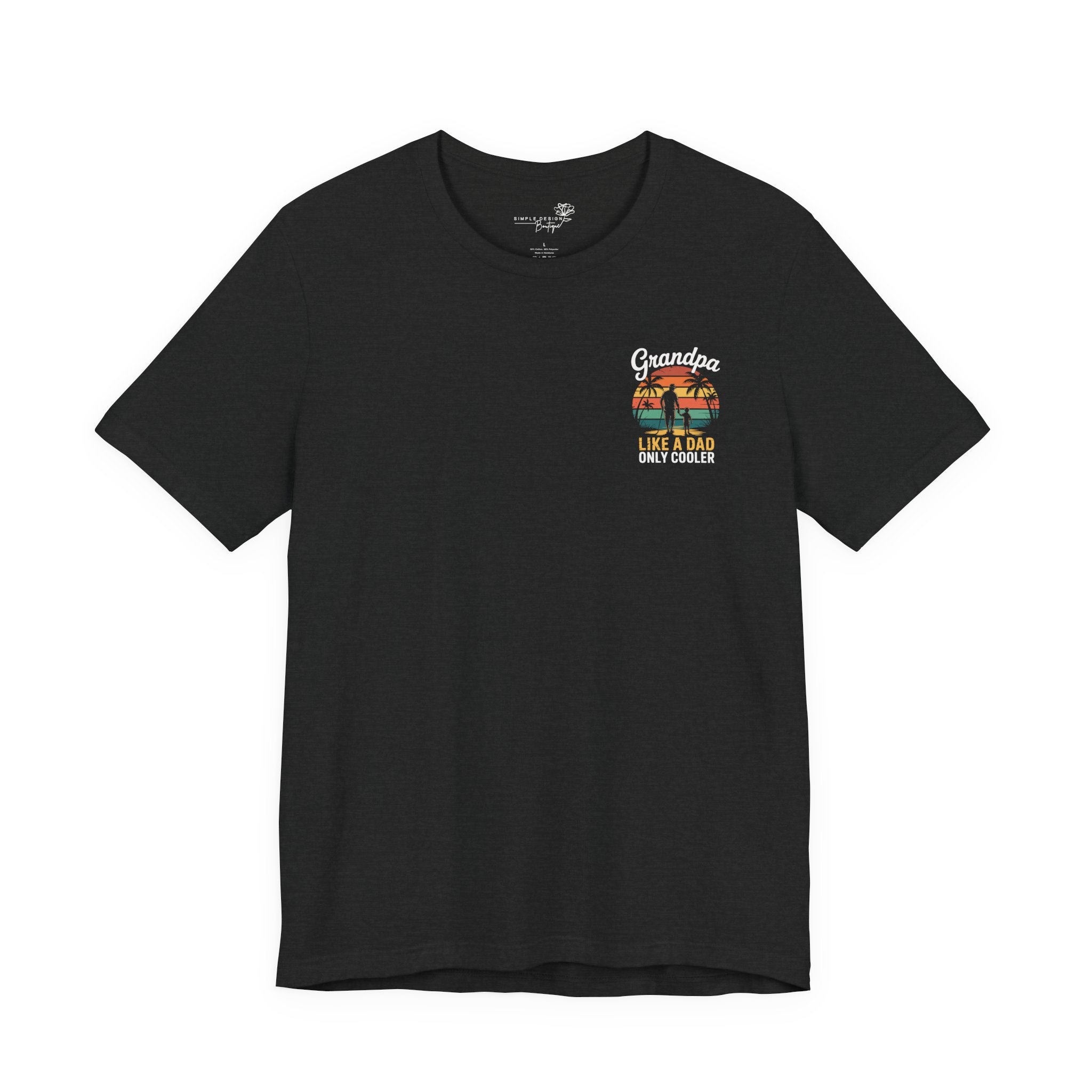 Grandpa Like Dad But Only Cooler T-Shirt — Funny Golf Tee