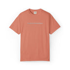 EMBROIDERED Custom Text Comfort Colors Unisex (Dark Colors/Shades) T-Shirt