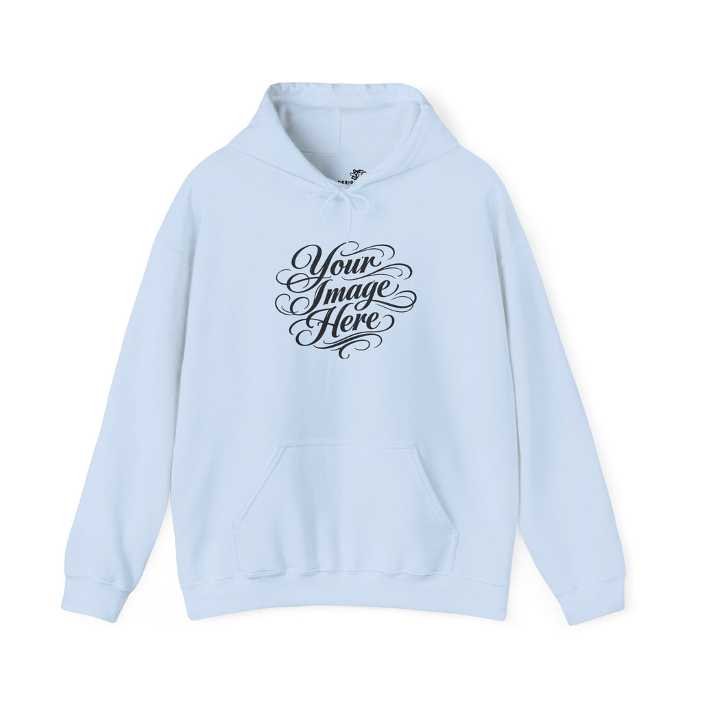 Custom Image & Optional Text Graphic Print - Cozy Hoodie