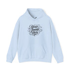 Custom Image & Optional Text Graphic Print - Cozy Hoodie