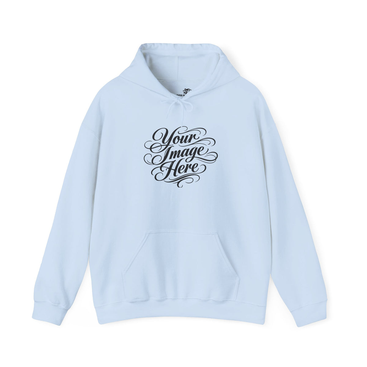 Custom Image & Optional Text Graphic Print - Cozy Hoodie