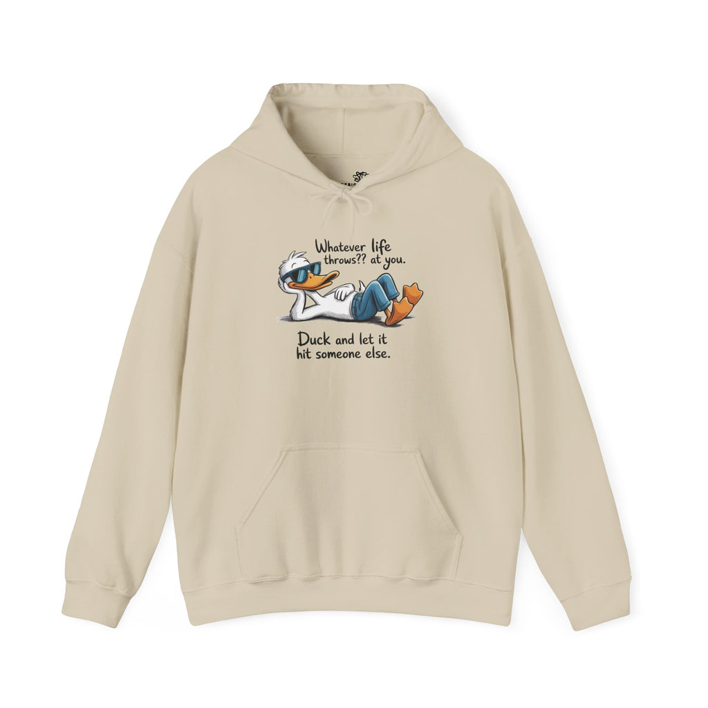 Funny 'Whatever Life Throws At You' Graphic - Cozy Hoodie